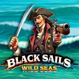 Black Sails Wild Seas online game logo by Infinity Dragon Studios on diva-spins.gr