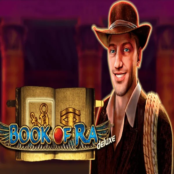 Book of Ra Deluxe game by Novomatic – logo hosted on Diva Spin Casino