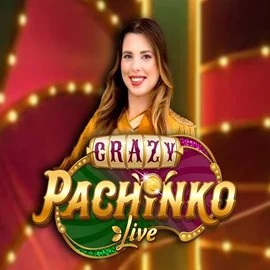Crazy Pachinko online game logo by Evolution on diva-spins.gr