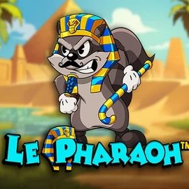 Le Pharaoh slot logo by Hacksaw Gaming at Diva Spin Casino