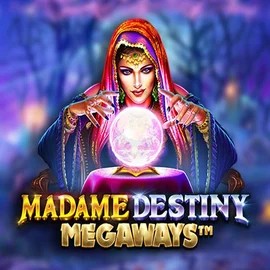 Madame Destiny Megaways slot logo by Pragmatic Play at Diva Spin Casino