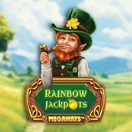 Rainbow Jackpots Megaways slot logo by Red Tiger Gaming at Diva Spin Casino