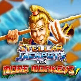 Stellar Jackpots with More Monkeys game by Lightning Box Game – logo hosted on Diva Spin Casino